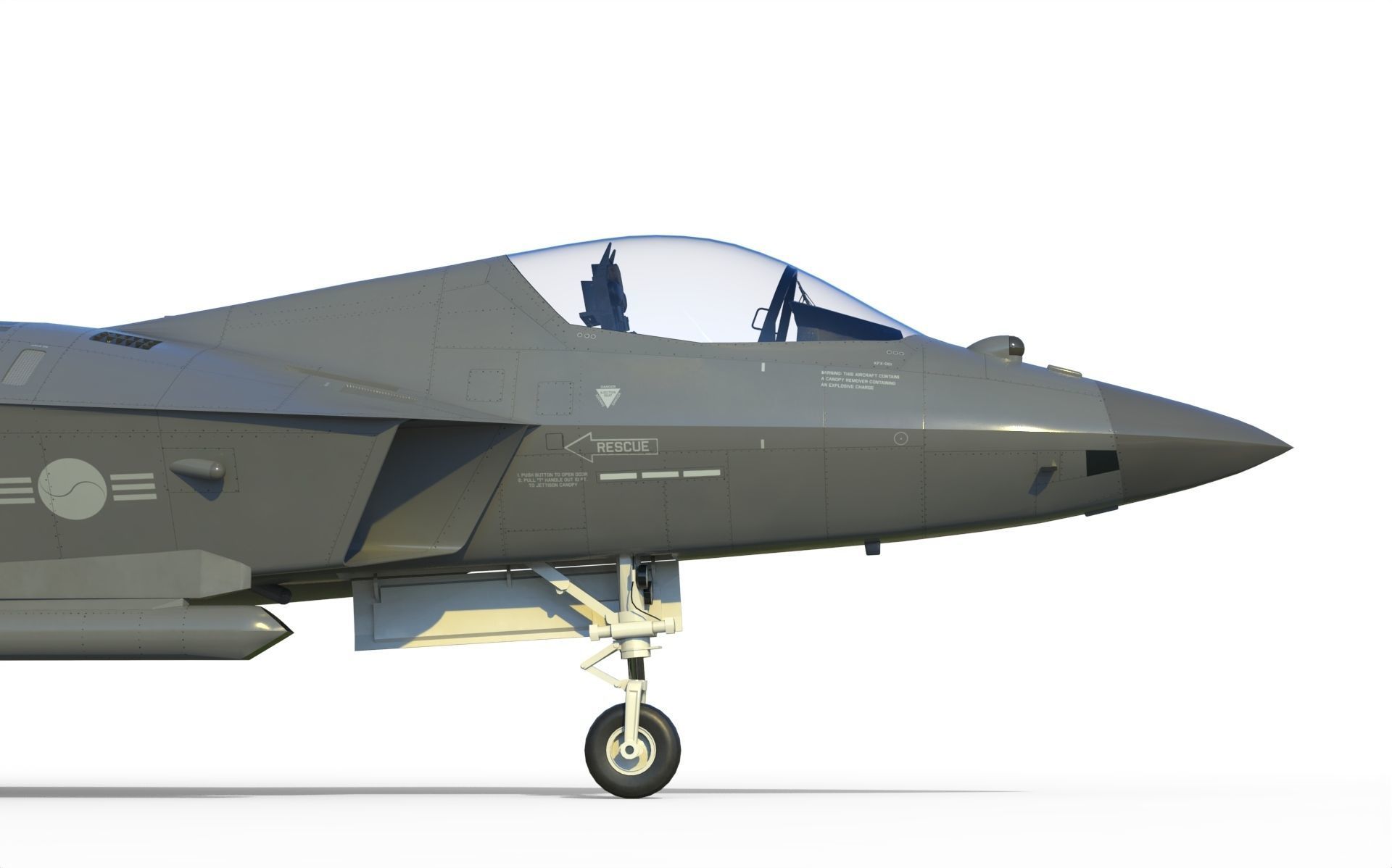 KAI KF-21 Boramae 3D model_10