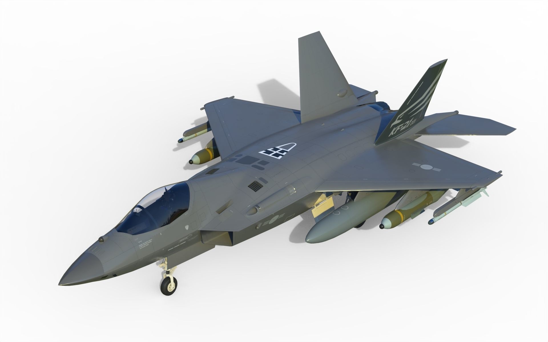 KAI KF-21 Boramae 3D model_7