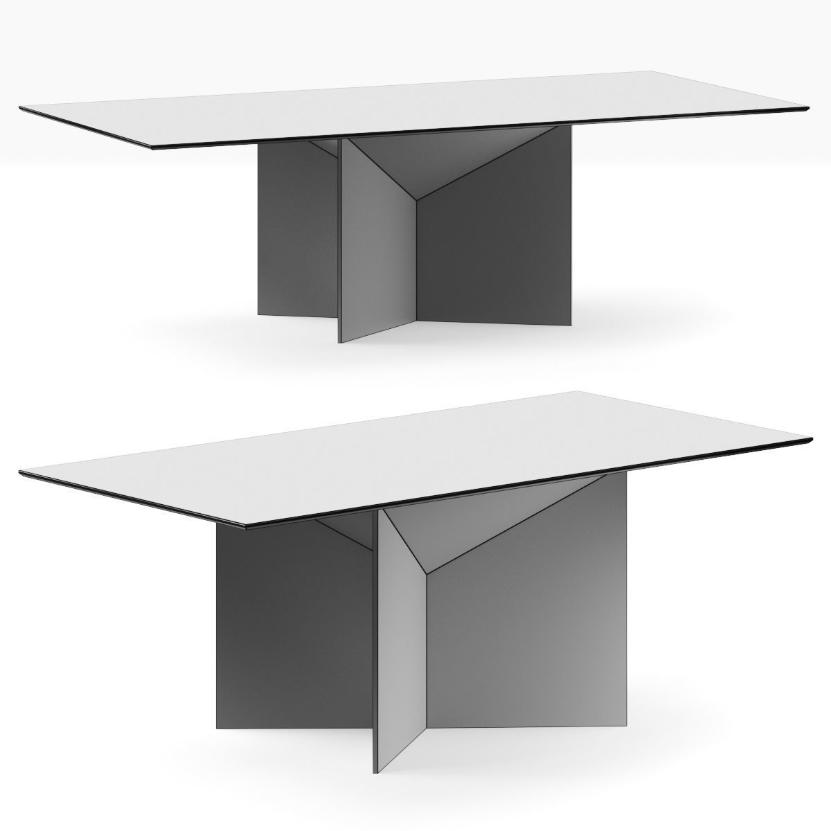 Ditre Italia Absolute Dining Table 3D model_1