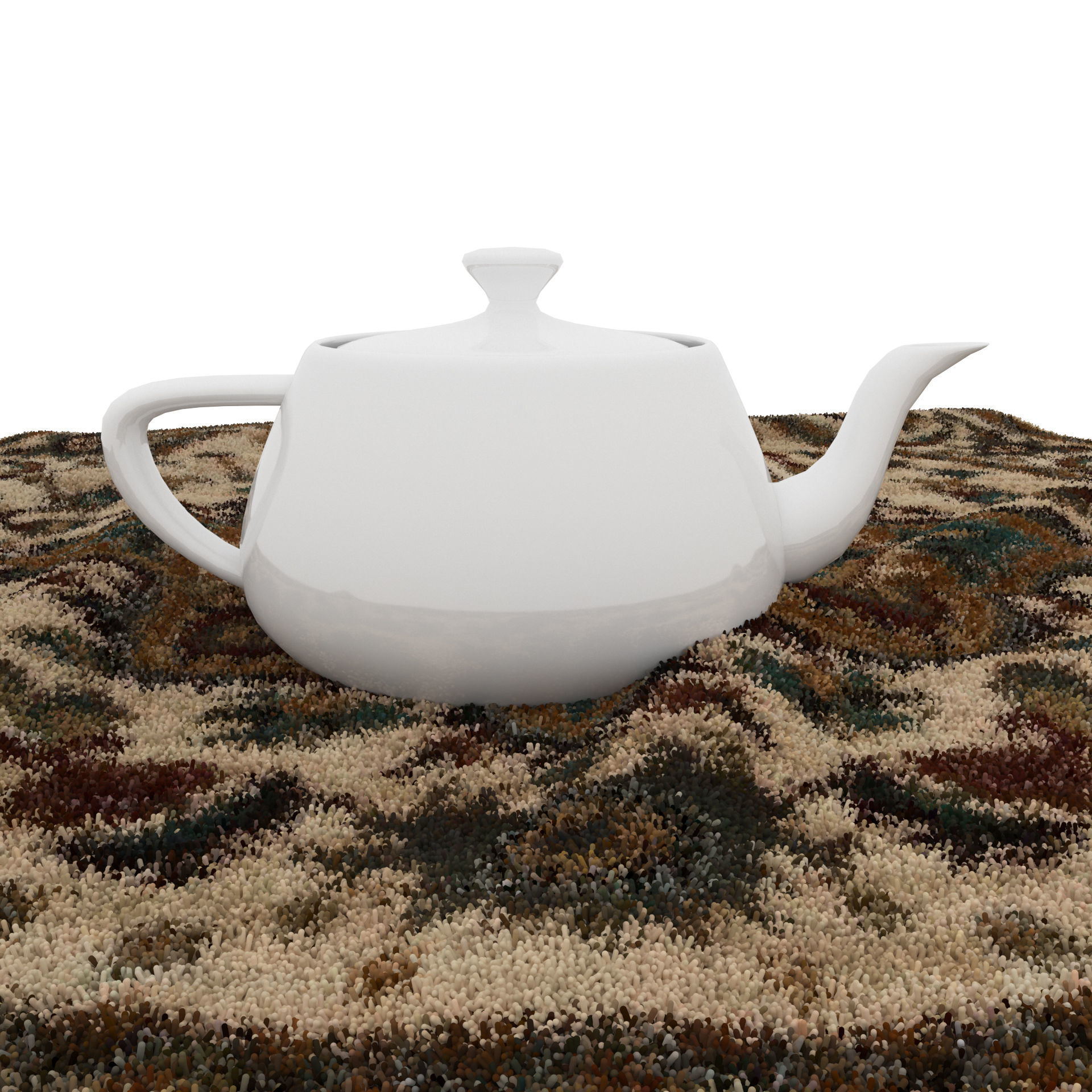 Rugs No 738 Low-poly 3D model_8