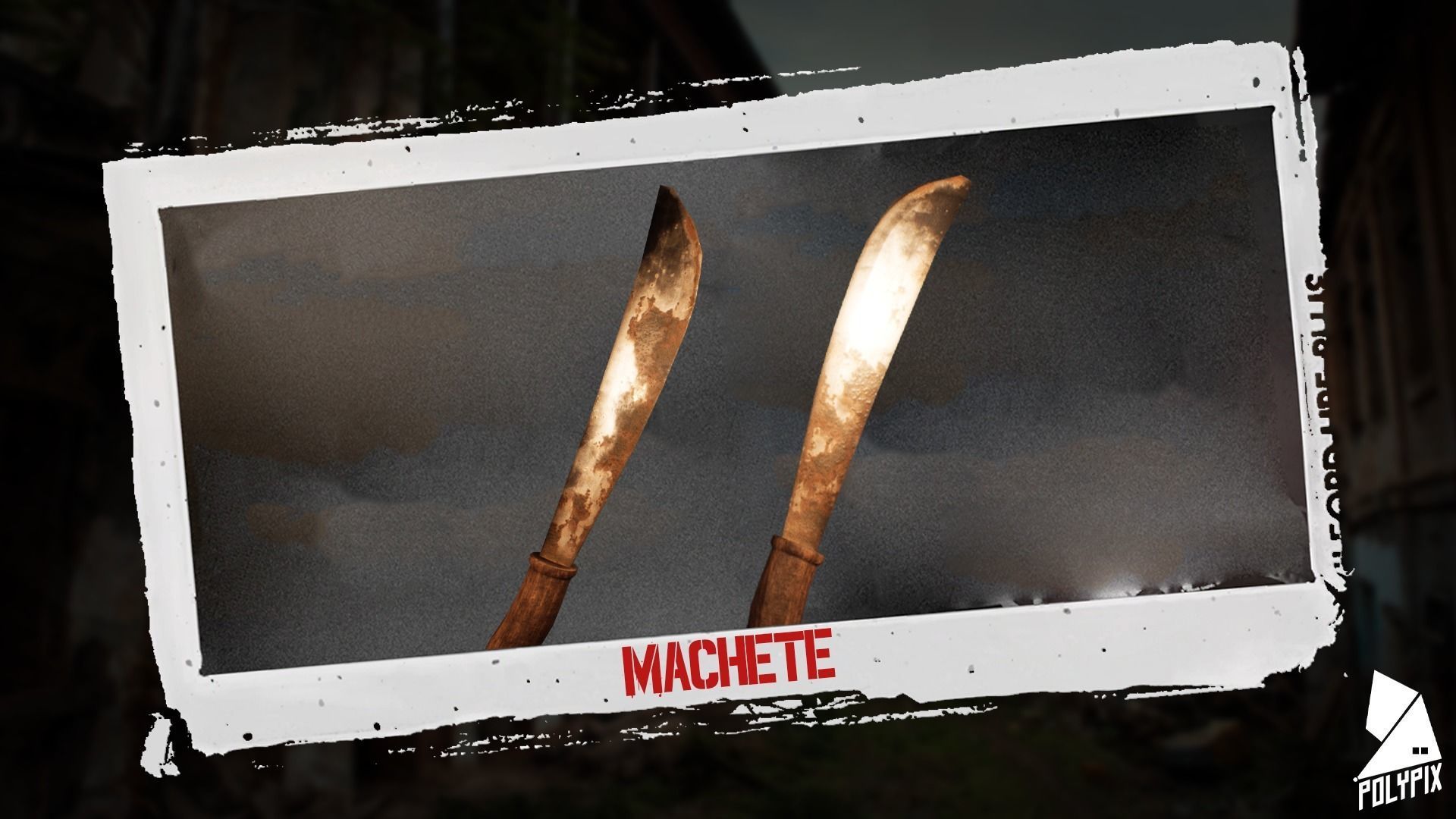 Apocalyptic Weapons Low-poly 3D model_5