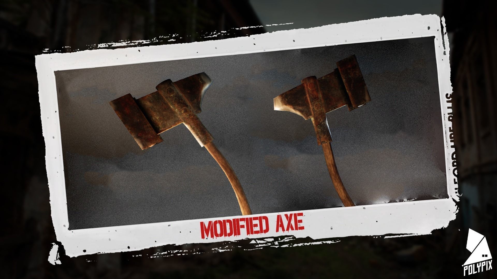 Apocalyptic Weapons Low-poly 3D model_2