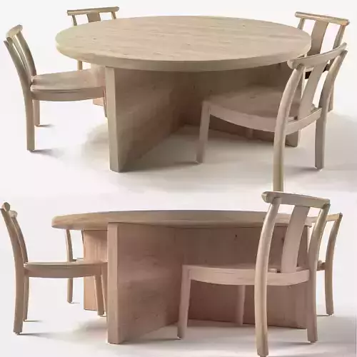 Dining Table and Chair Merkur
