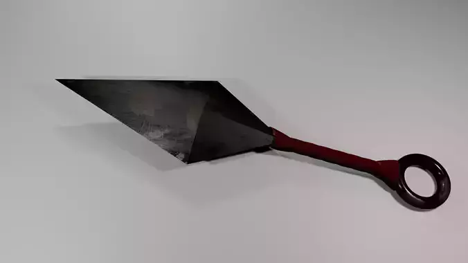 kunai 3d model shovel