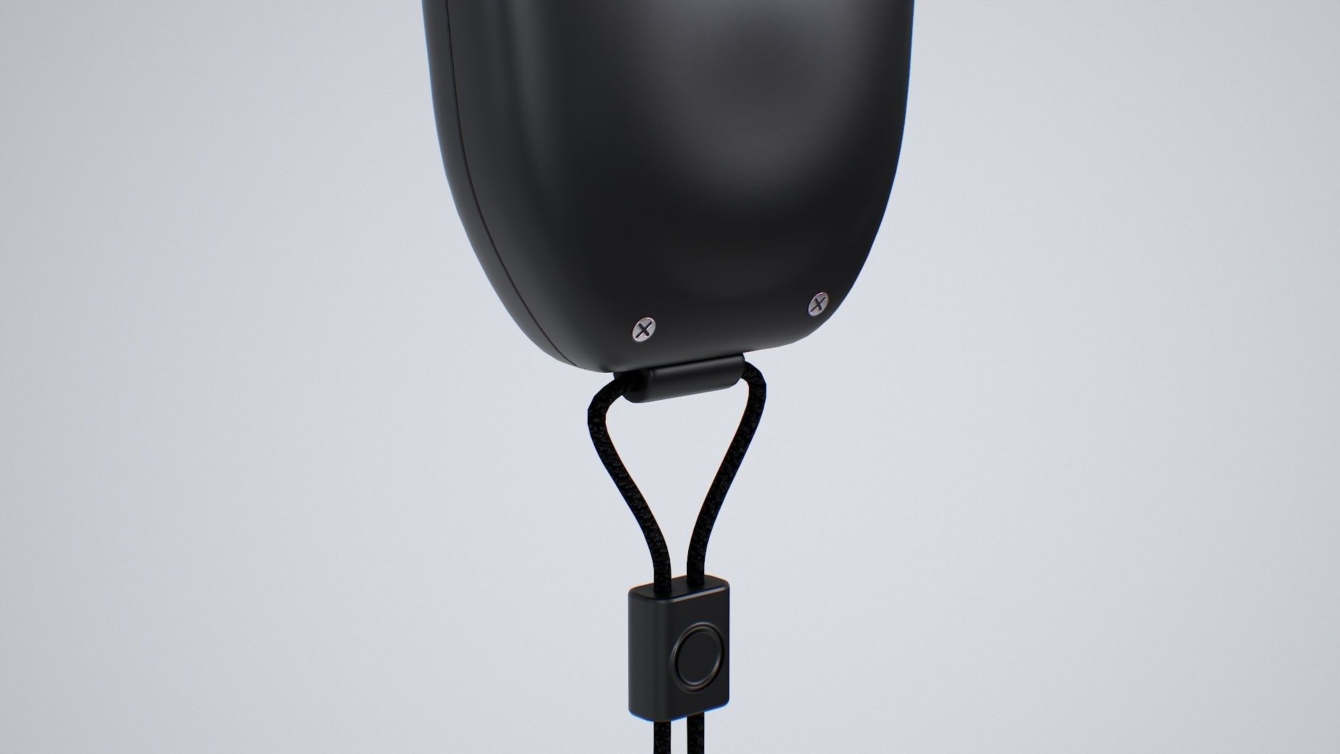 Stopwatch digital thermometer with cord Low-poly 3D model_16