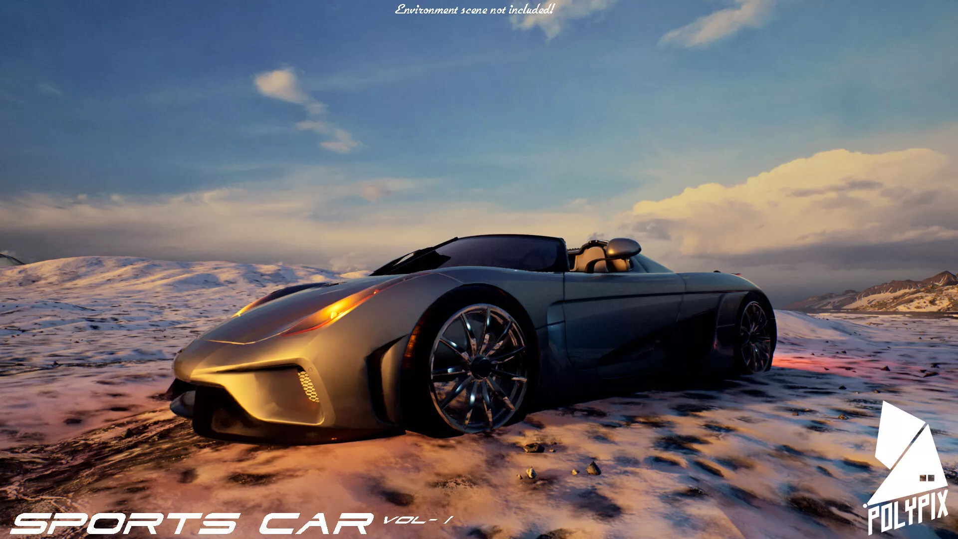 Sports Car VOL 1 Low-poly 3D model