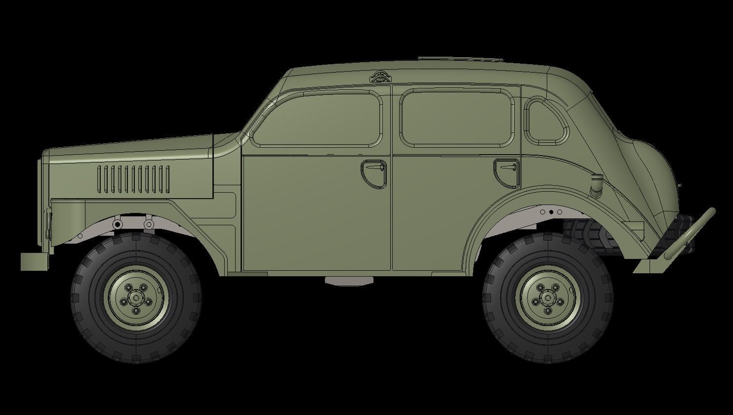 VOLVO TP21 Sugga 3D print model_3