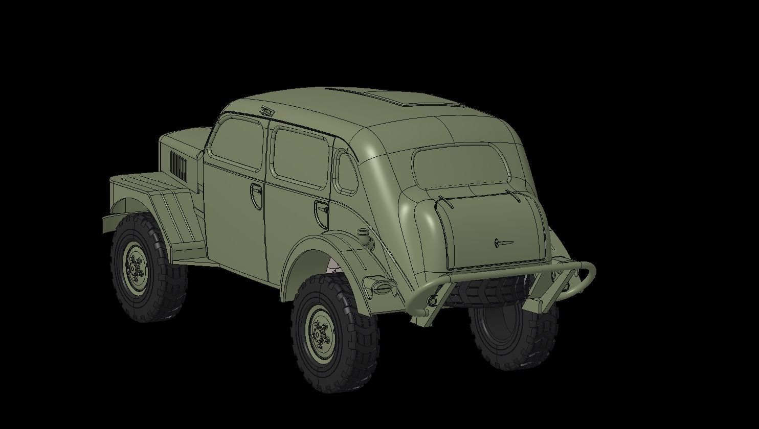 VOLVO TP21 Sugga 3D print model_2