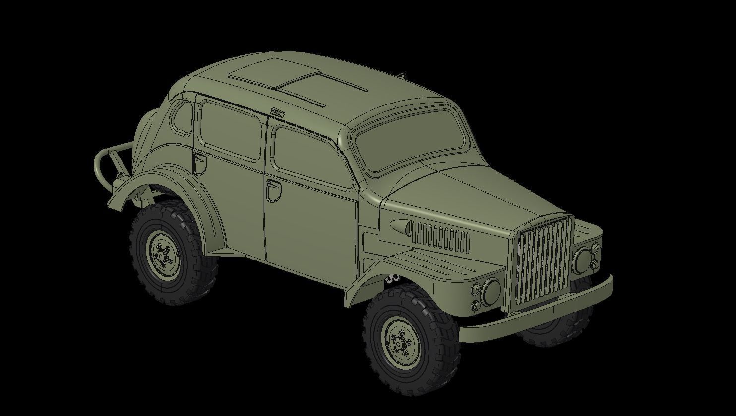 VOLVO TP21 Sugga 3D print model_1