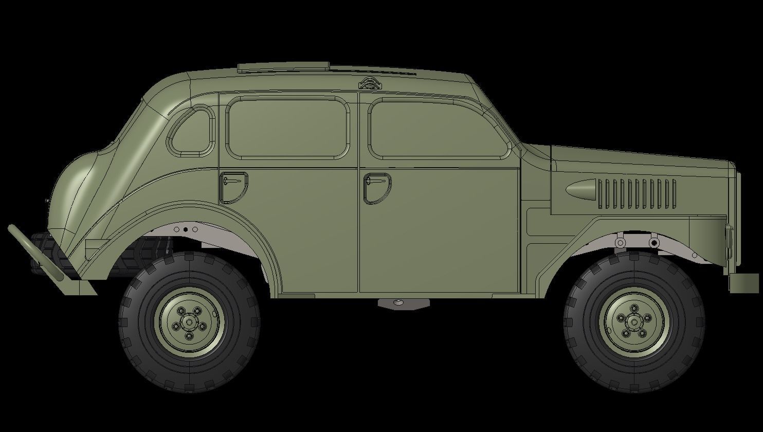 VOLVO TP21 Sugga 3D print model_5