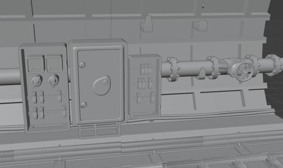 SUBWAY METRO Diorama READY TO PRINT 3D print model_15