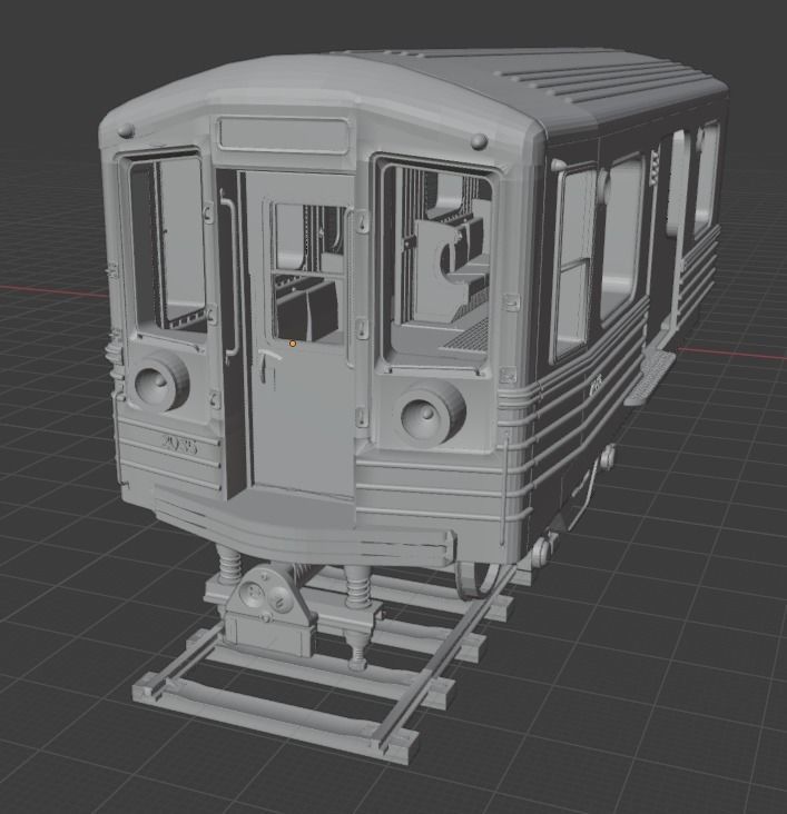 SUBWAY METRO Diorama READY TO PRINT 3D print model_8