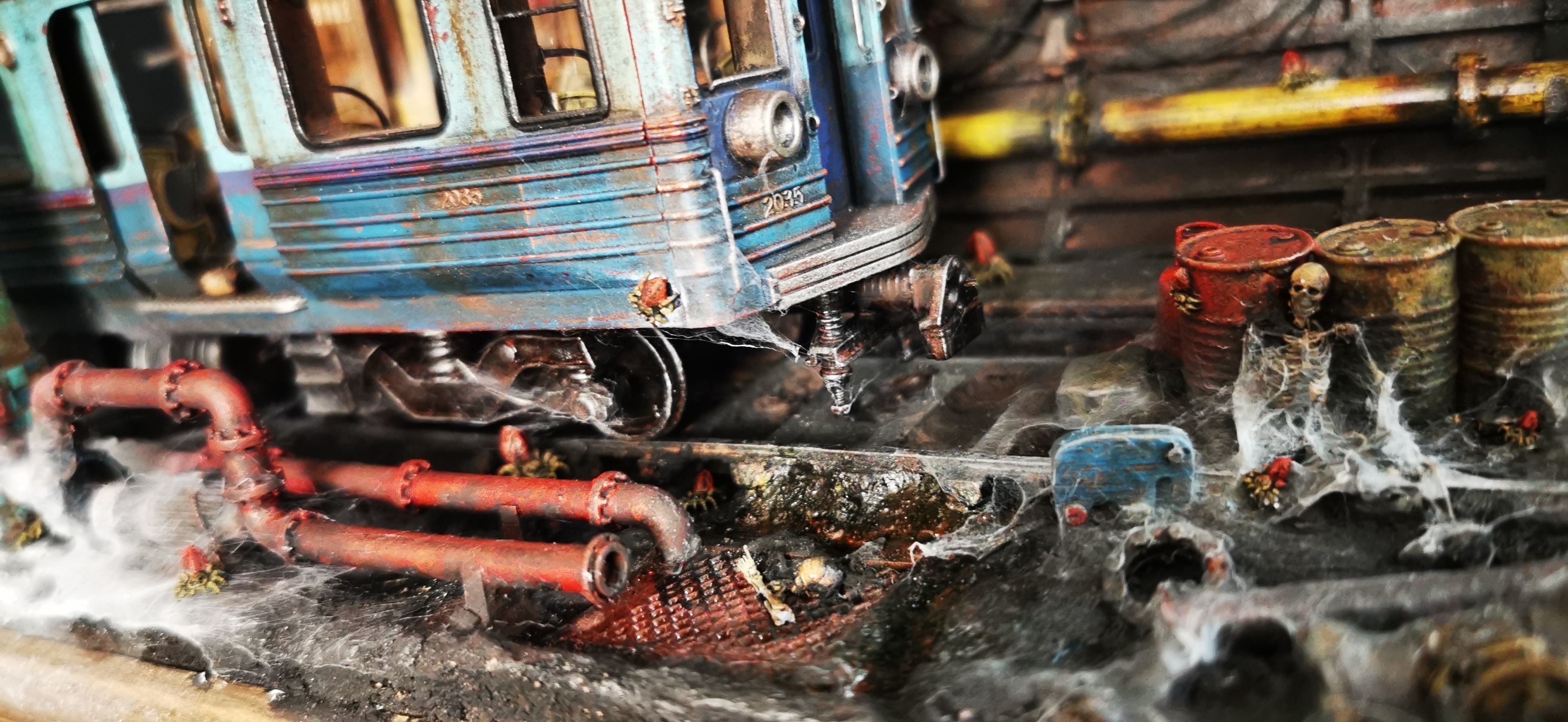 SUBWAY METRO Diorama READY TO PRINT 3D print model_5