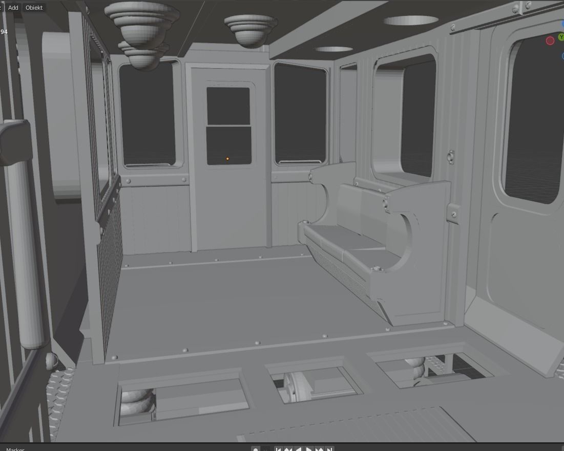 SUBWAY METRO Diorama READY TO PRINT 3D print model_11