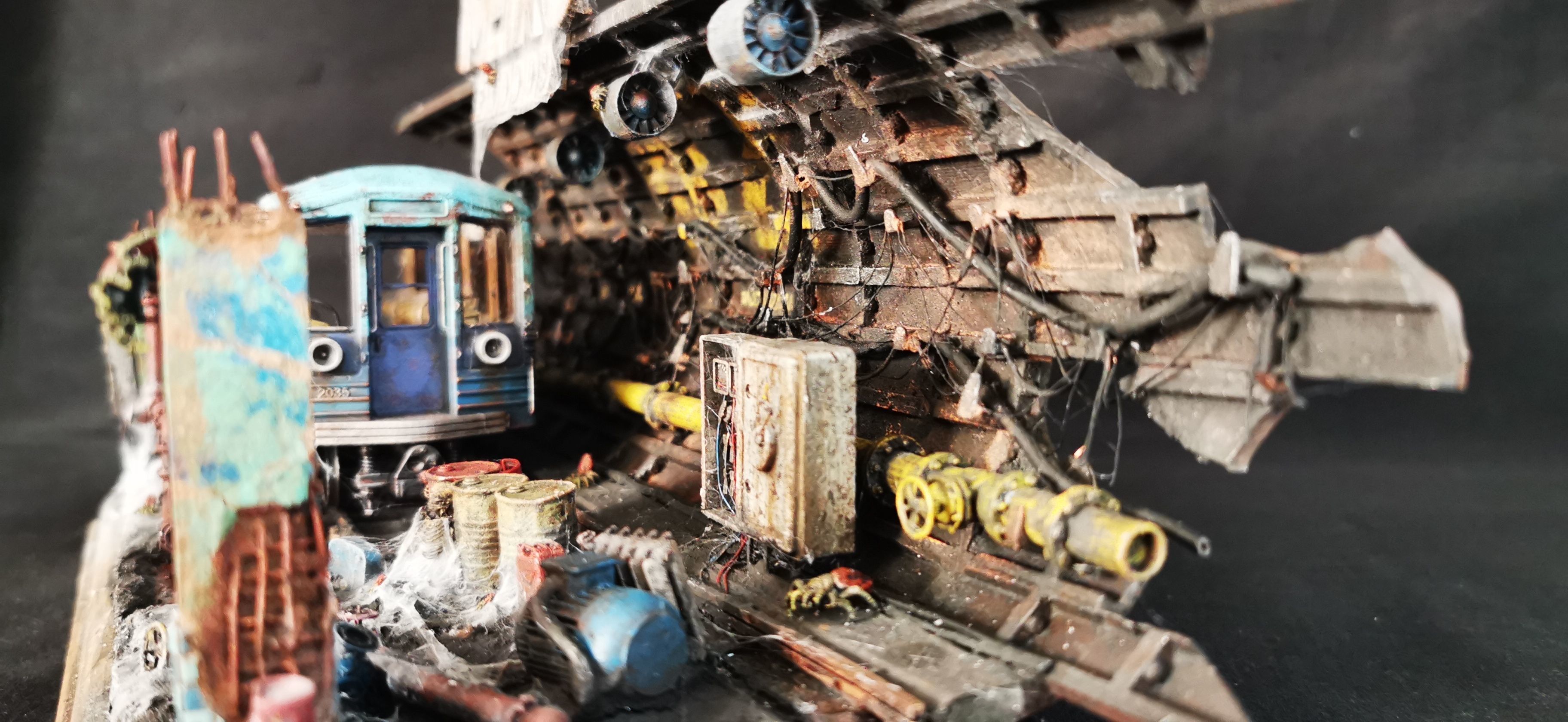 SUBWAY METRO Diorama READY TO PRINT 3D print model_4