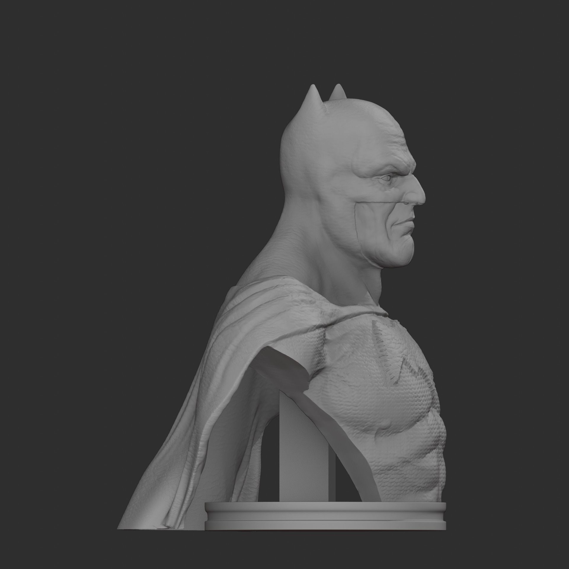 Batman Dark Knight Returns bust 3d printing 3D print model_14