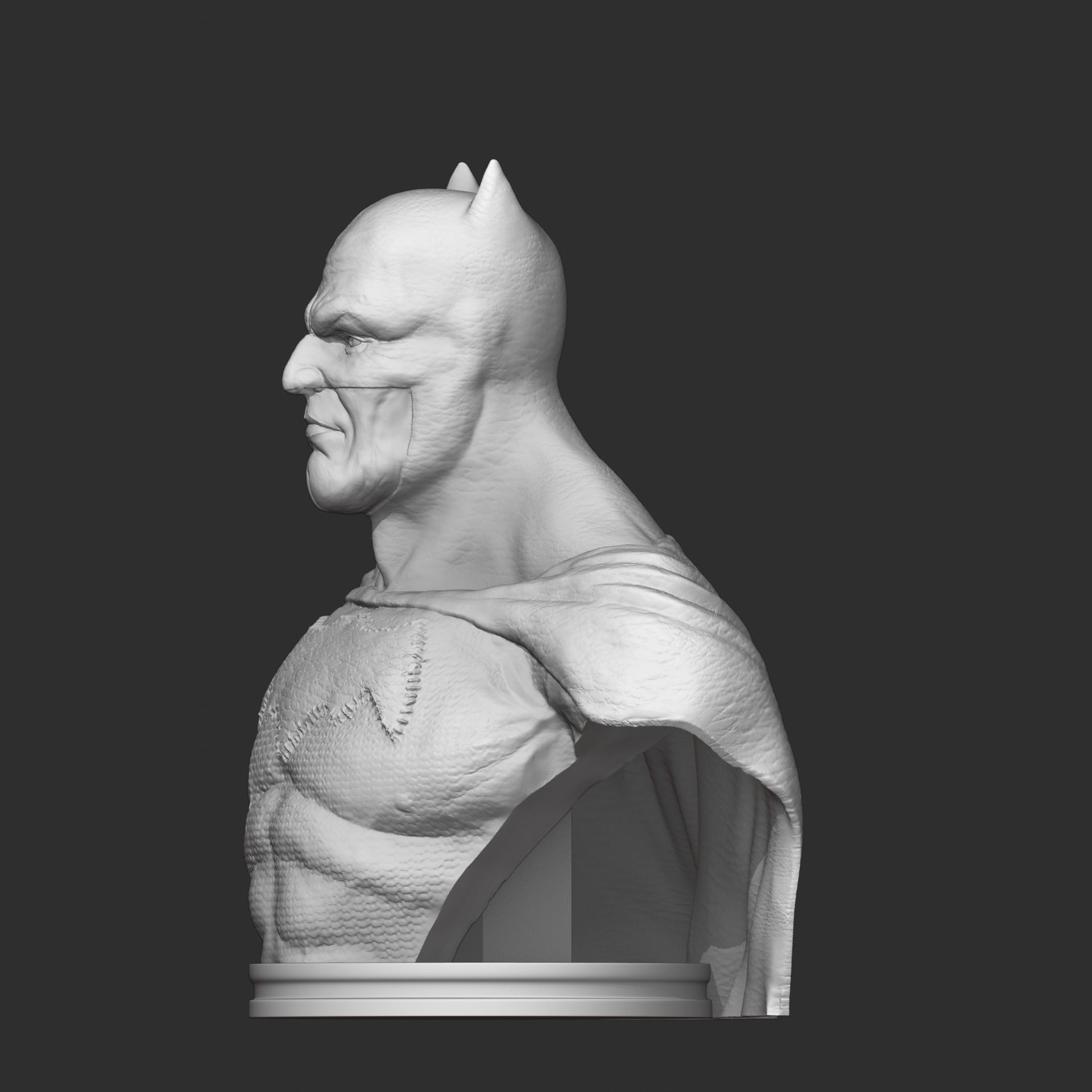 Batman Dark Knight Returns bust 3d printing 3D print model_13
