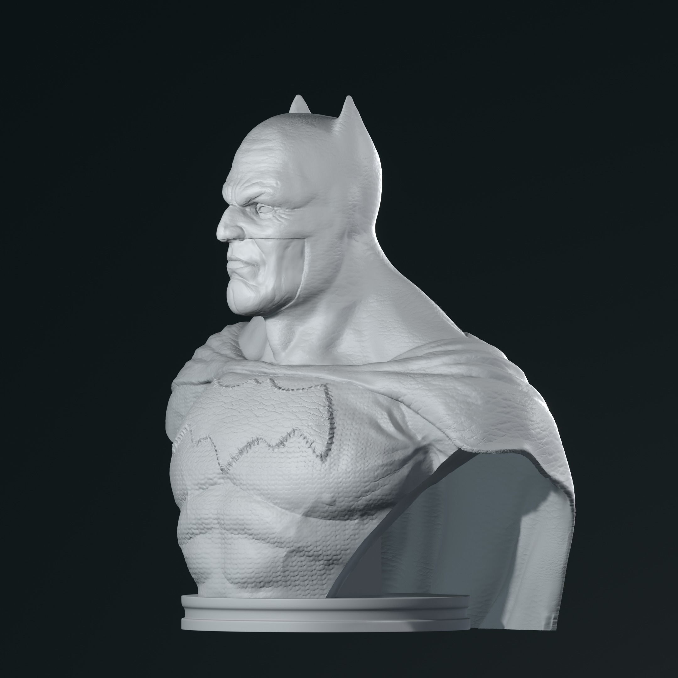 Batman Dark Knight Returns bust 3d printing 3D print model_3