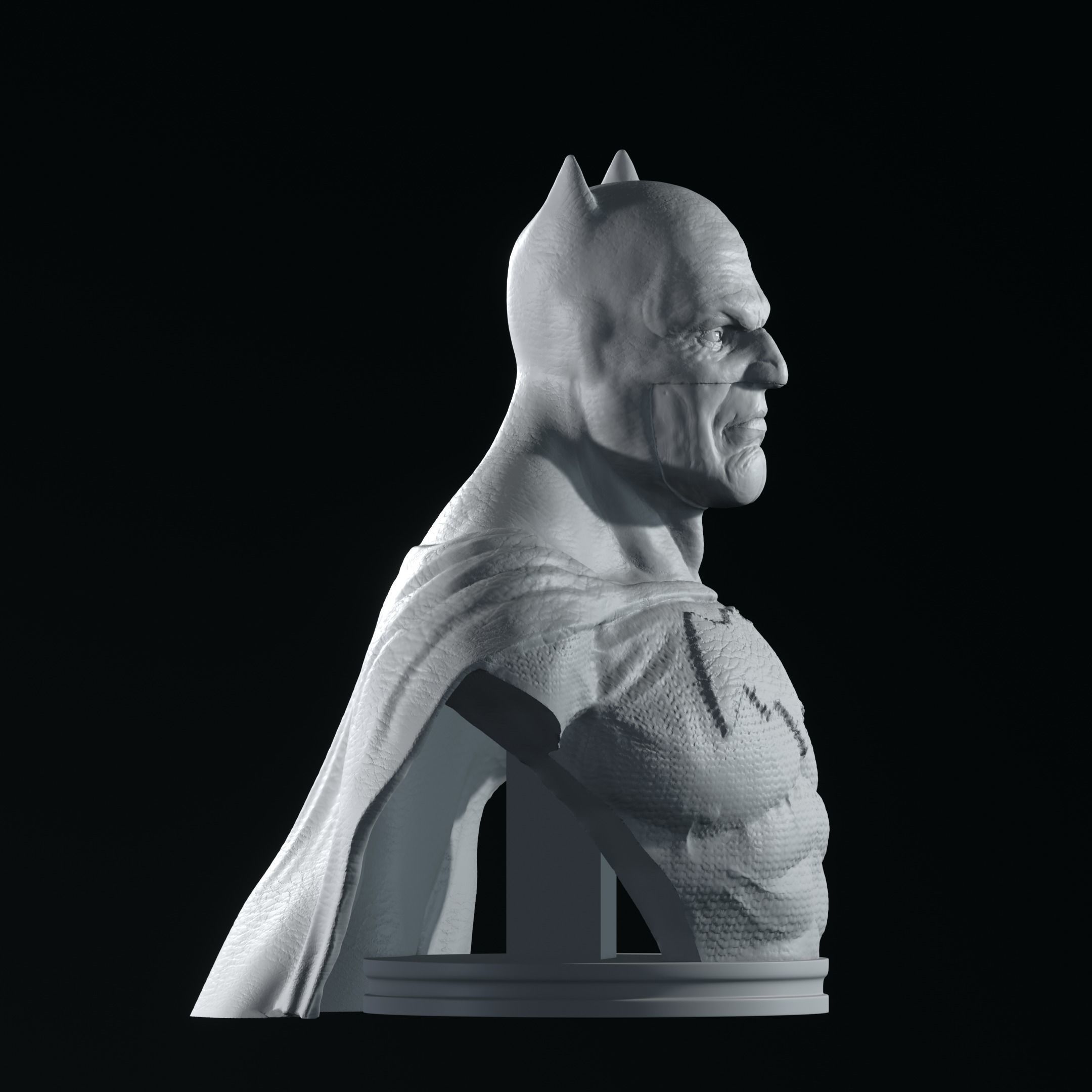 Batman Dark Knight Returns bust 3d printing 3D print model_7