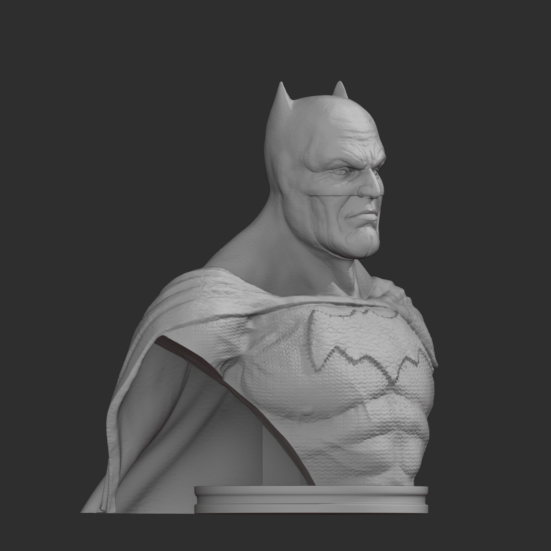 Batman Dark Knight Returns bust 3d printing 3D print model_15