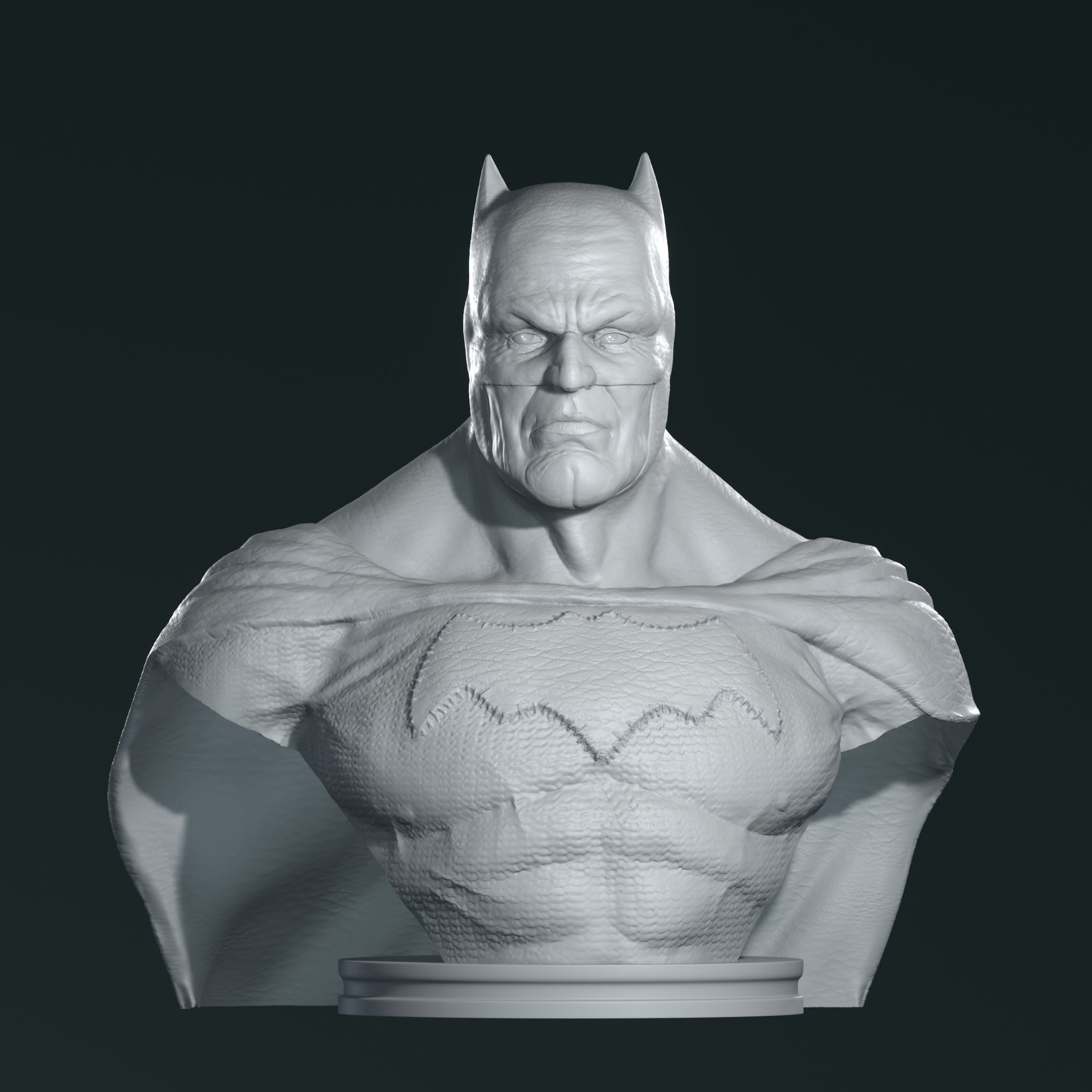 Batman Dark Knight Returns bust 3d printing 3D print model_9
