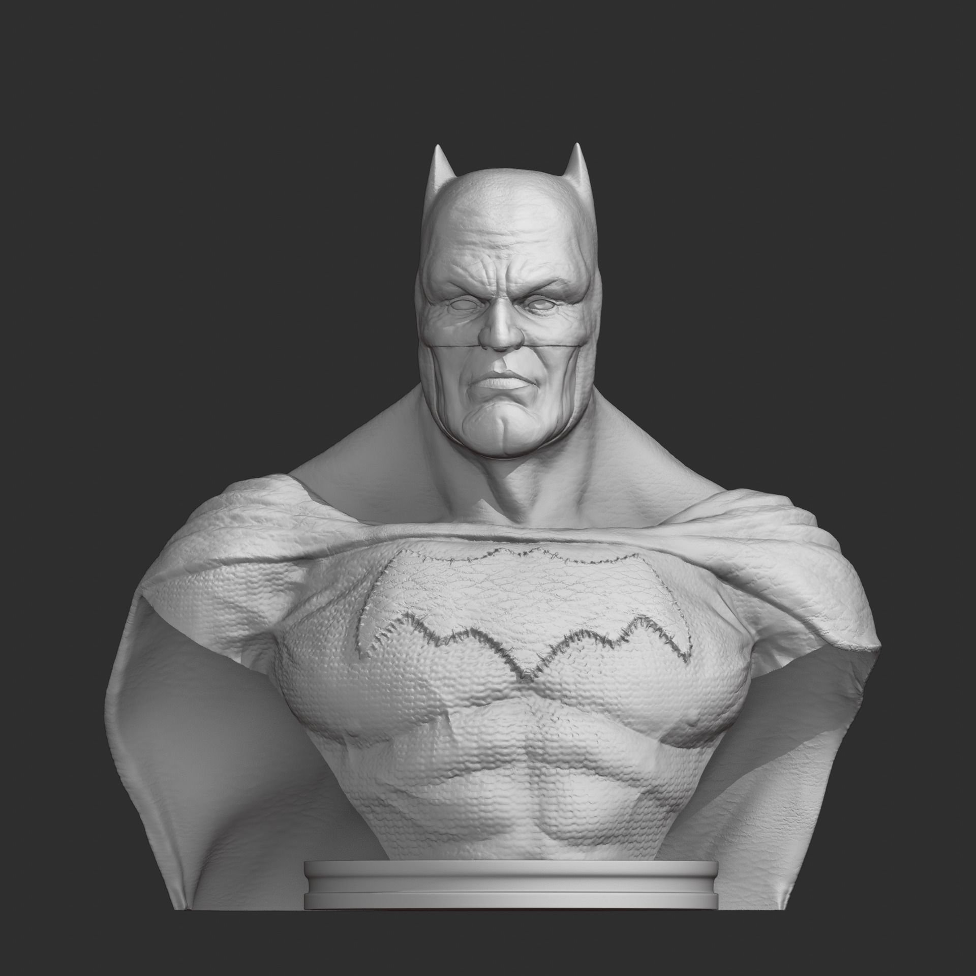 Batman Dark Knight Returns bust 3d printing 3D print model_10
