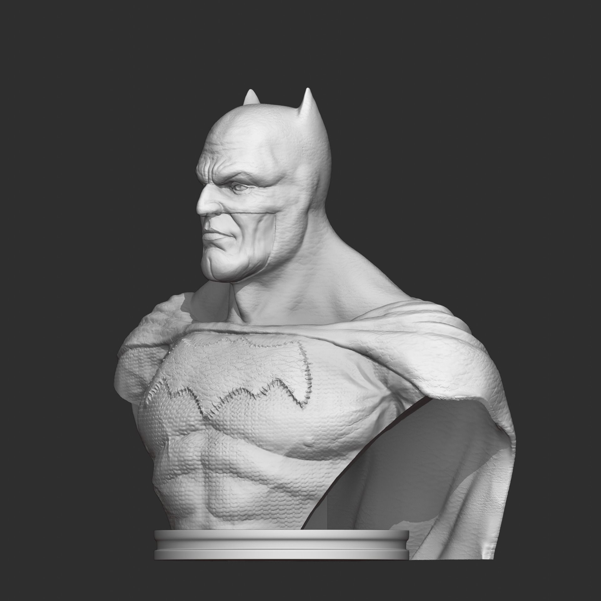 Batman Dark Knight Returns bust 3d printing 3D print model_11