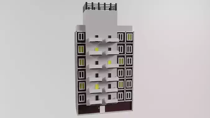 Monolithic multi-storey building