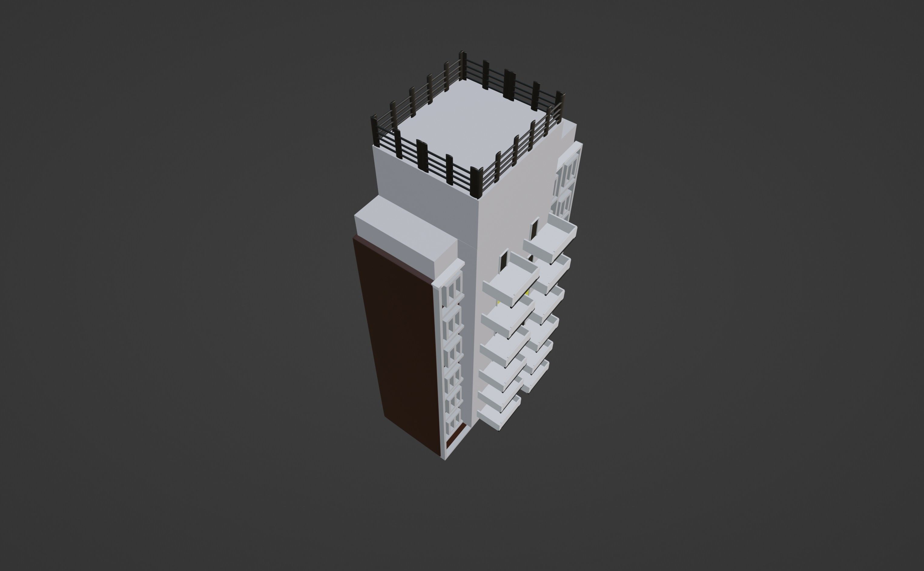 Monolithic multi-storey building 3D model_5