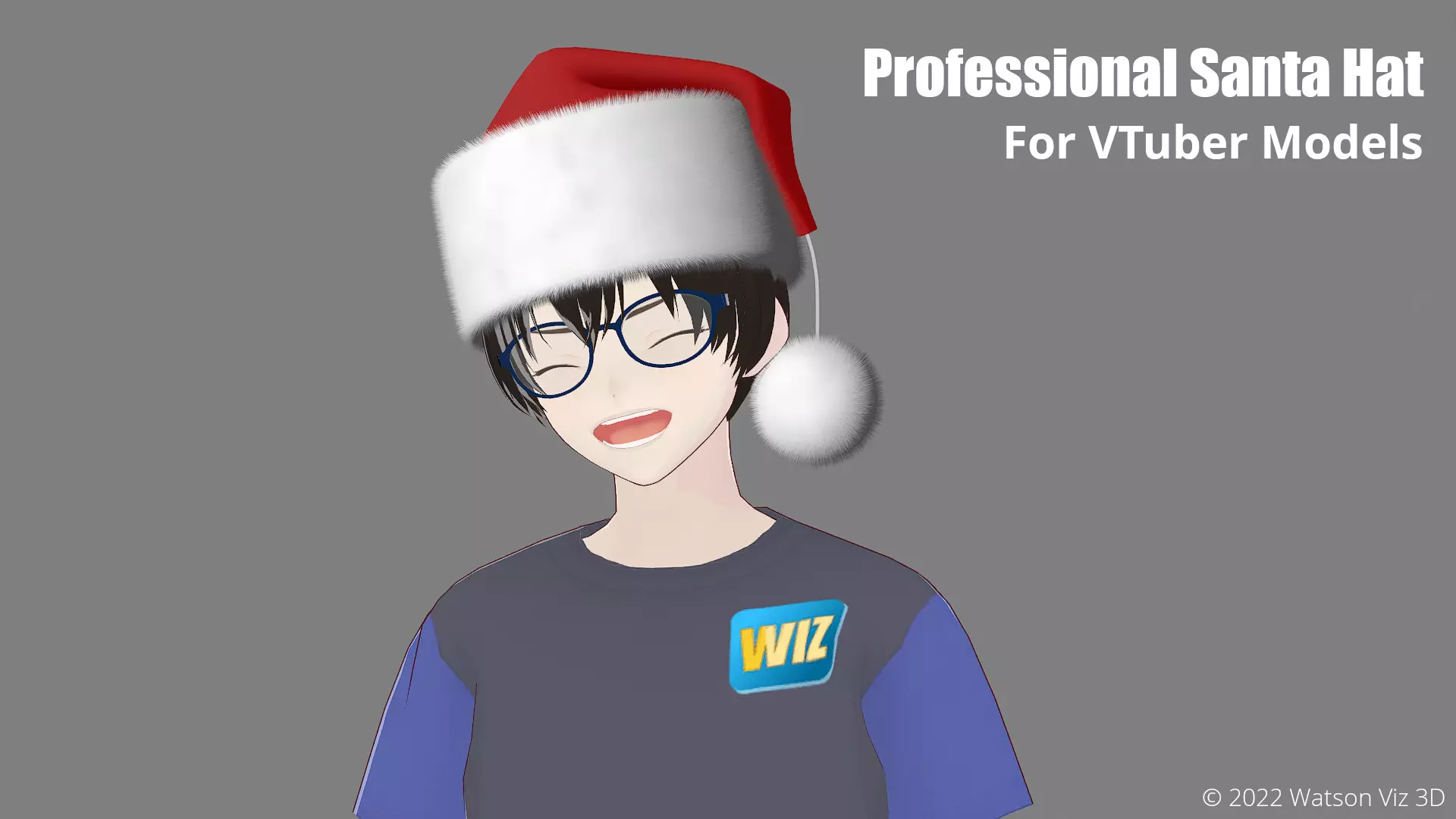 Professional Santa Hat Low-poly 3D model