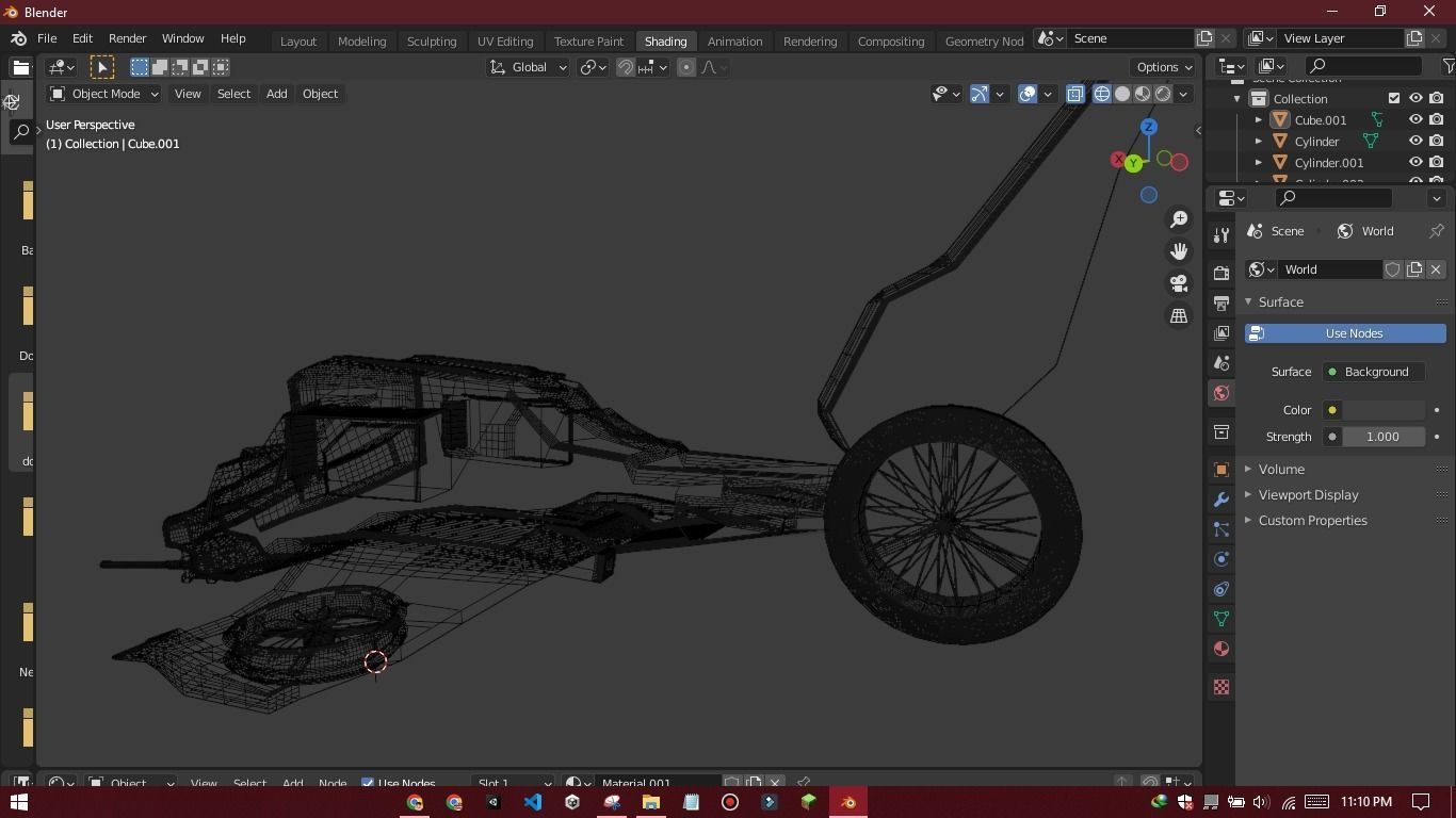 sci- fi spaceship LowPoly Low-poly 3D model_16
