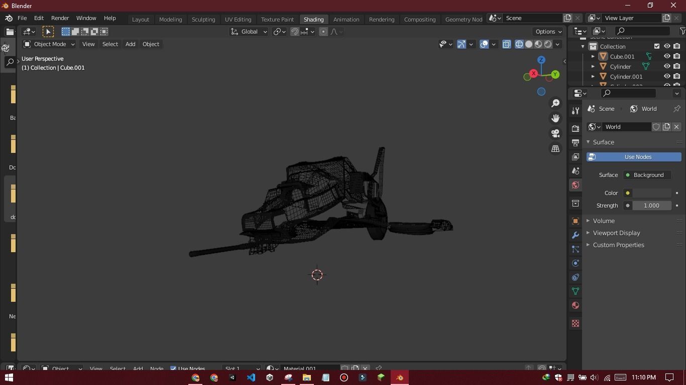 sci- fi spaceship LowPoly Low-poly 3D model_18