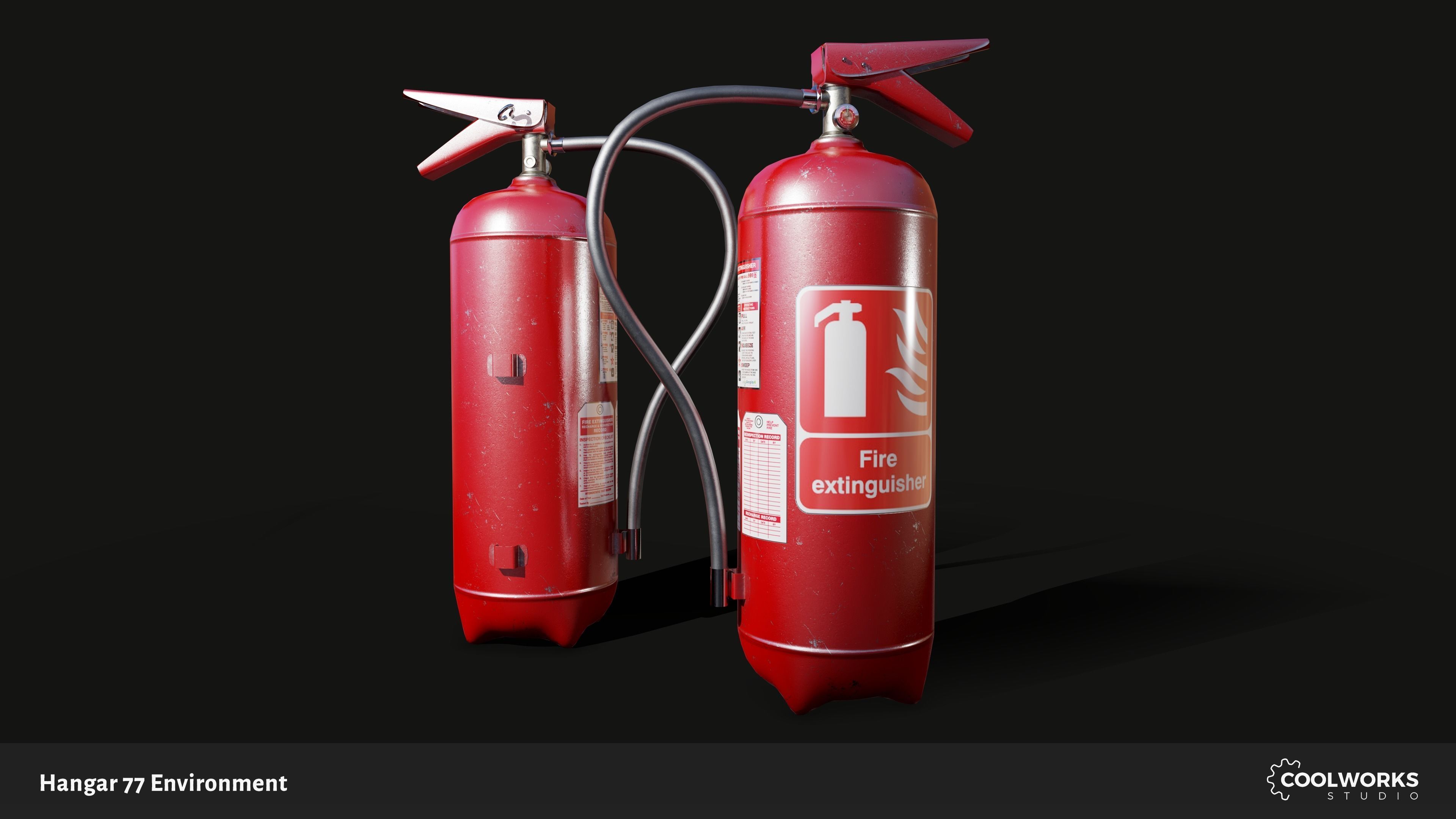 Hangar 77 Environment Tileset Low-poly 3D model_15