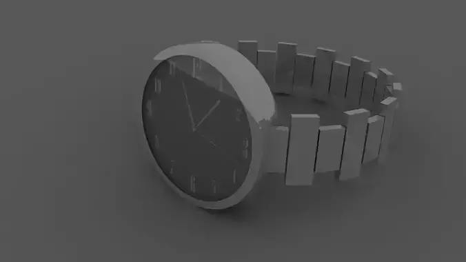 Simple Modern Hand Watches Free low-poly 3D model