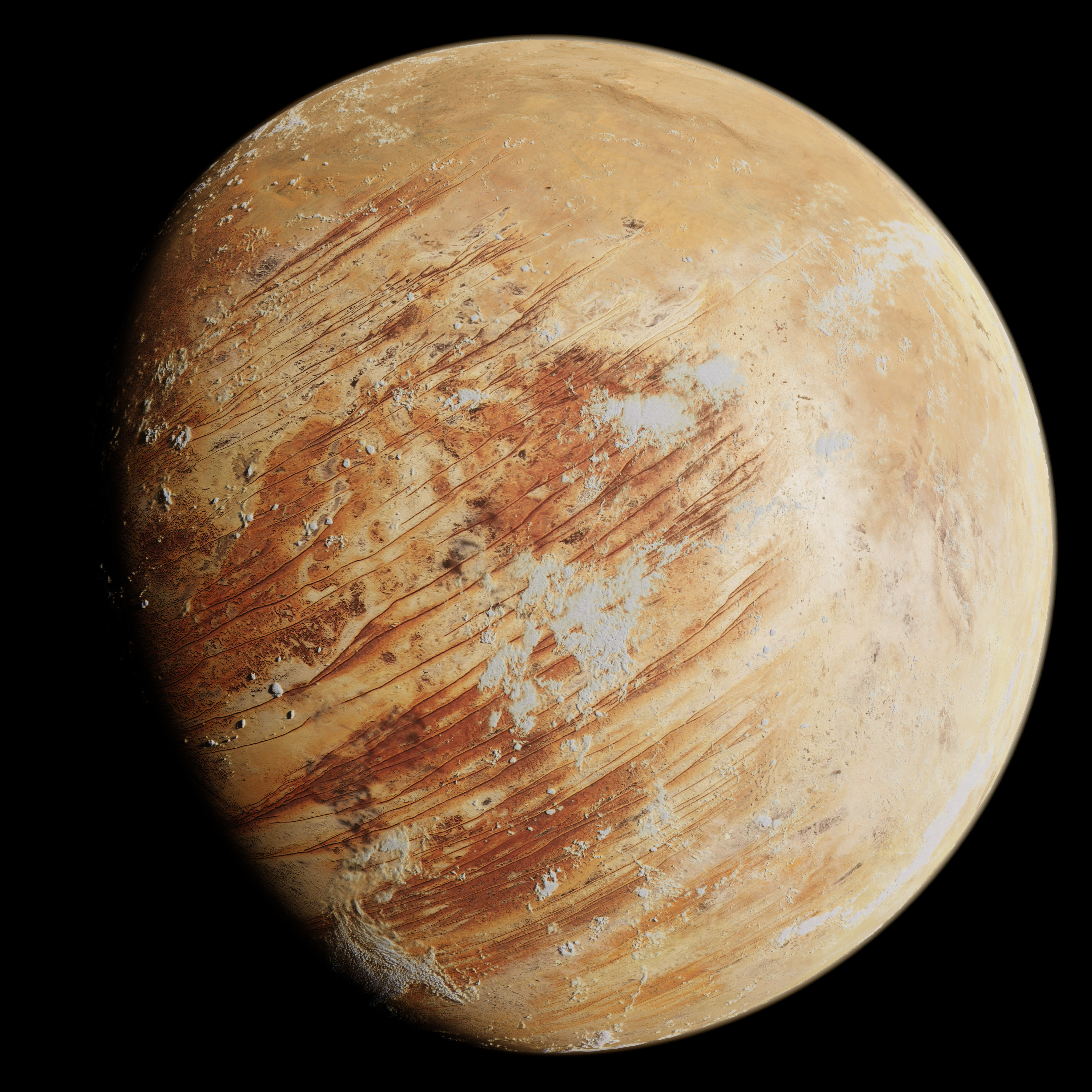 Korriban - 4k Star Wars Planet Texture Free 3D model_5