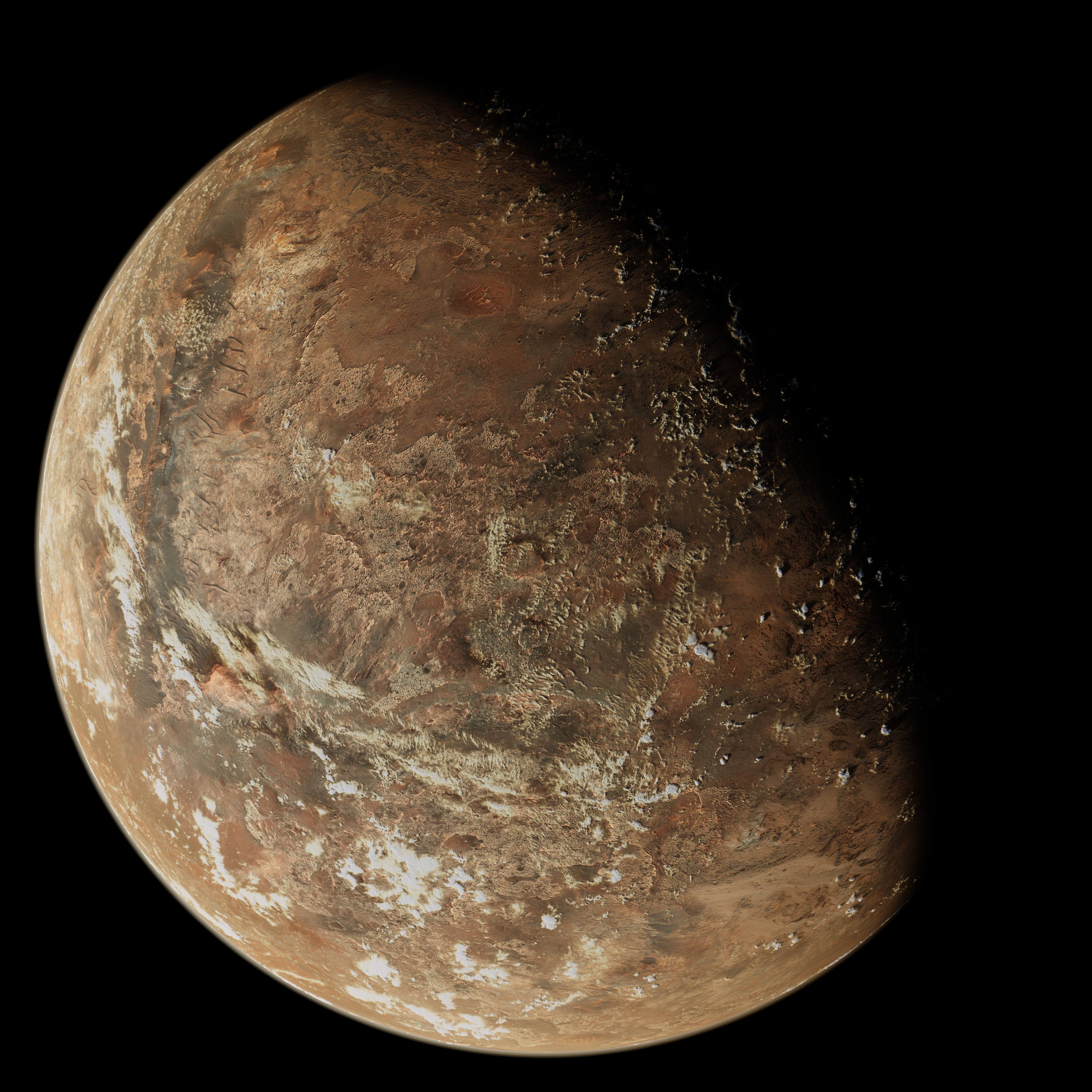 Korriban - 4k Star Wars Planet Texture Free 3D model_9