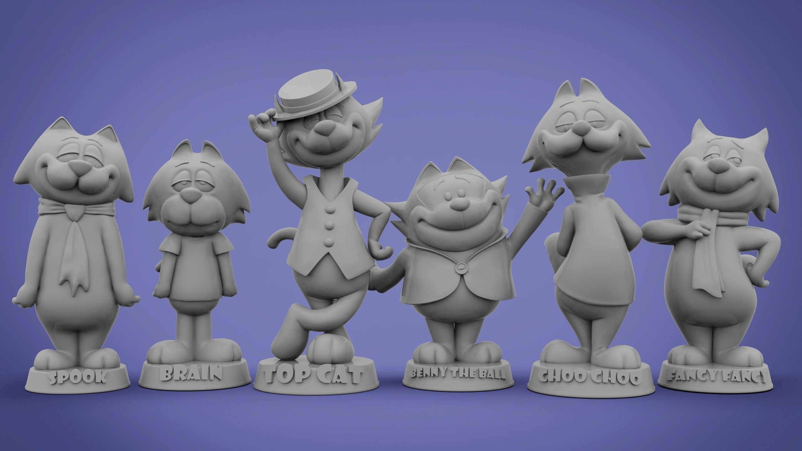 DON GATO Y SU PANDILLA 3D print model_1