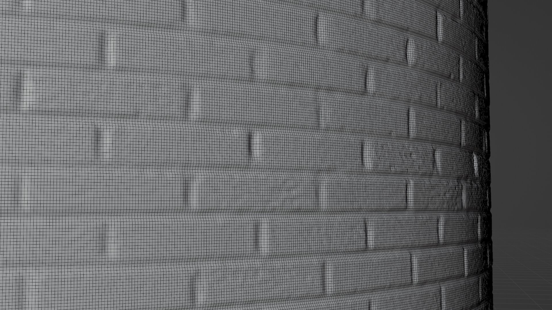 Red Brick Material Tileable HD 16bit Height Map Low-poly 3D model_4