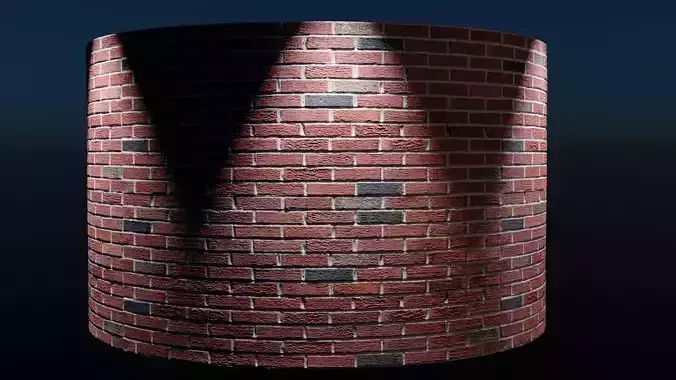 Red Brick Material Tileable HD 16bit Height Map