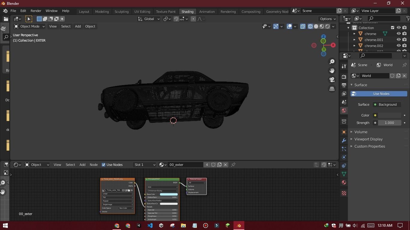 Fulvia Car Model Low Poly Car Low-poly 3D model_5
