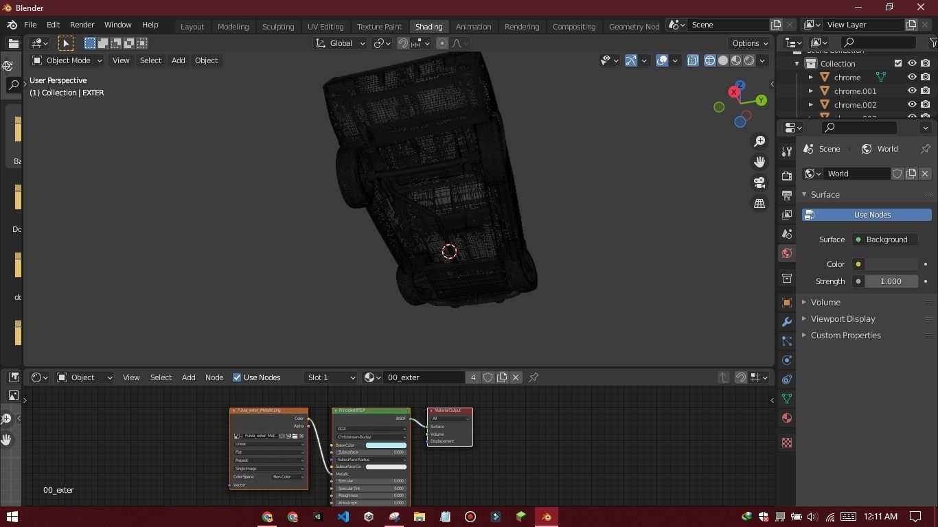 Fulvia Car Model Low Poly Car Low-poly 3D model_10