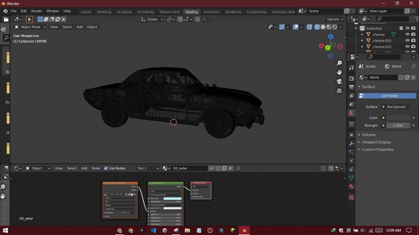 Fulvia Car Model Low Poly Car Low-poly 3D model_1