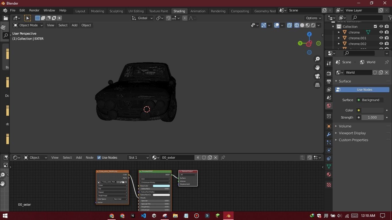 Fulvia Car Model Low Poly Car Low-poly 3D model_7