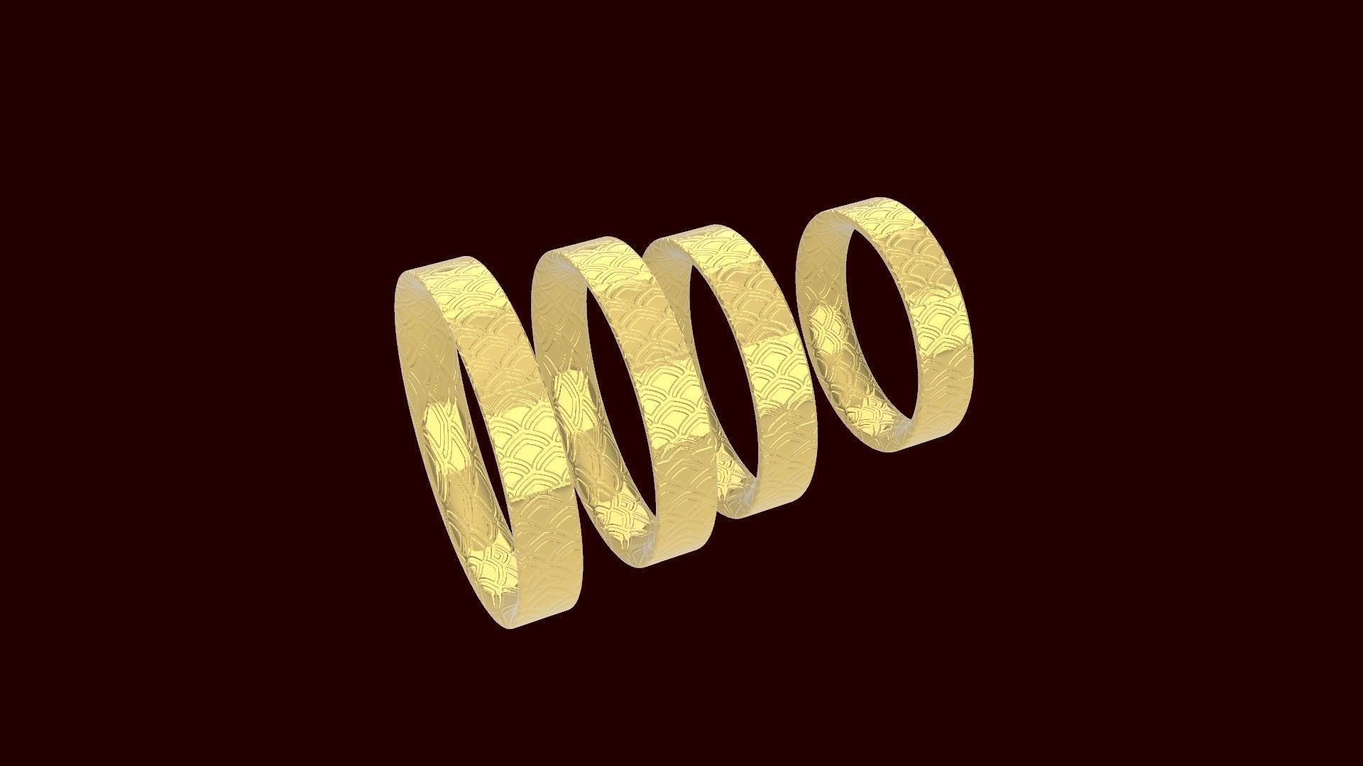 18 wedding band 77 stl verified 3D print model_10