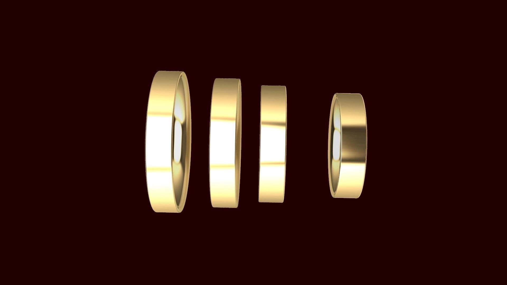 18 wedding band 77 stl verified 3D print model_4