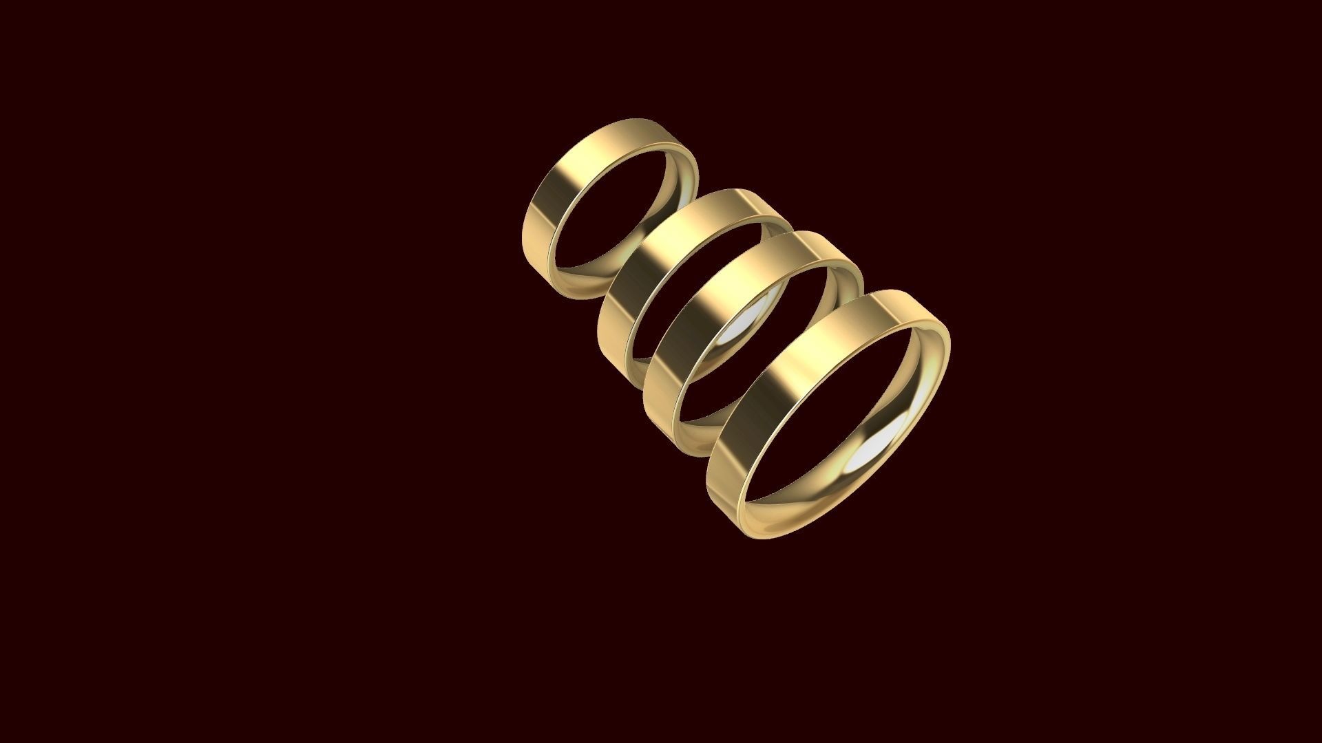18 wedding band 77 stl verified 3D print model_6