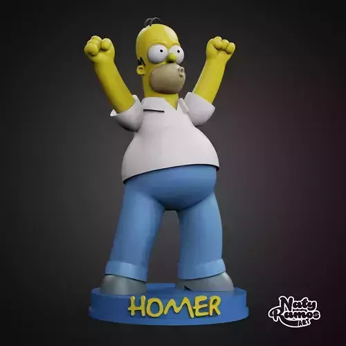 HOMERO SIMPSON 3D print model
