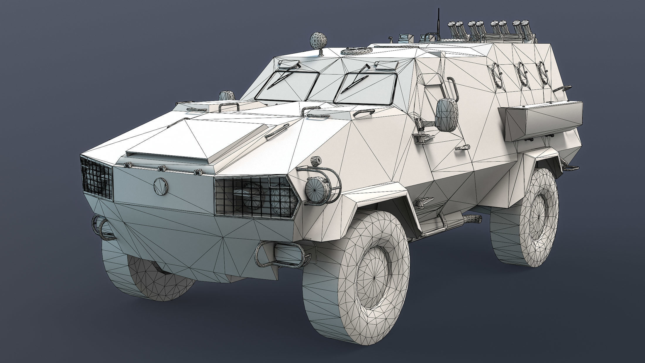 Ukrainian Armored Vehicles Set 3D Model Collection_14