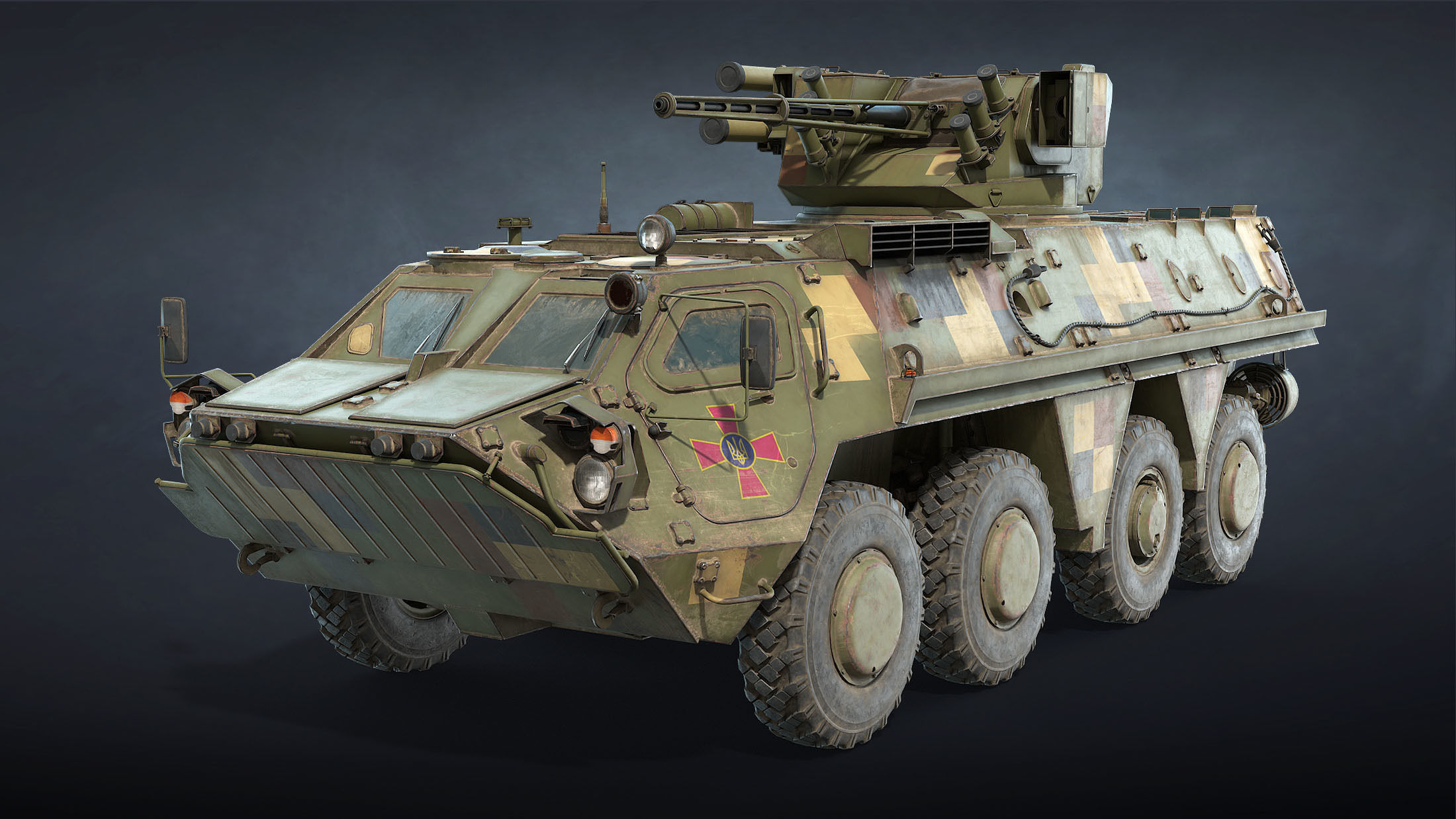 Ukrainian Armored Vehicles Set 3D Model Collection_5