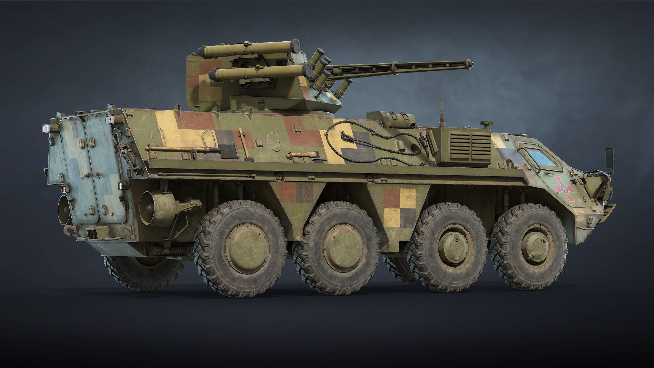 Ukrainian Armored Vehicles Set 3D Model Collection_7